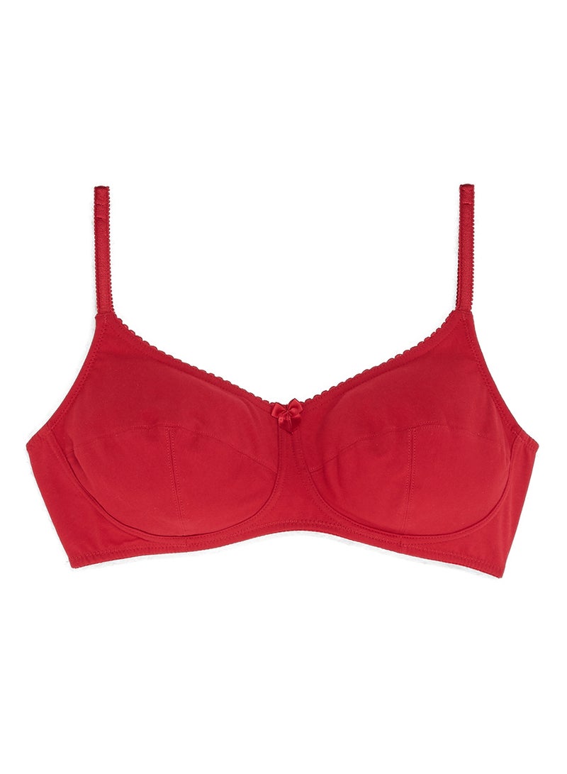 JOCKEY - Slim Fit Bra Red - Image 1