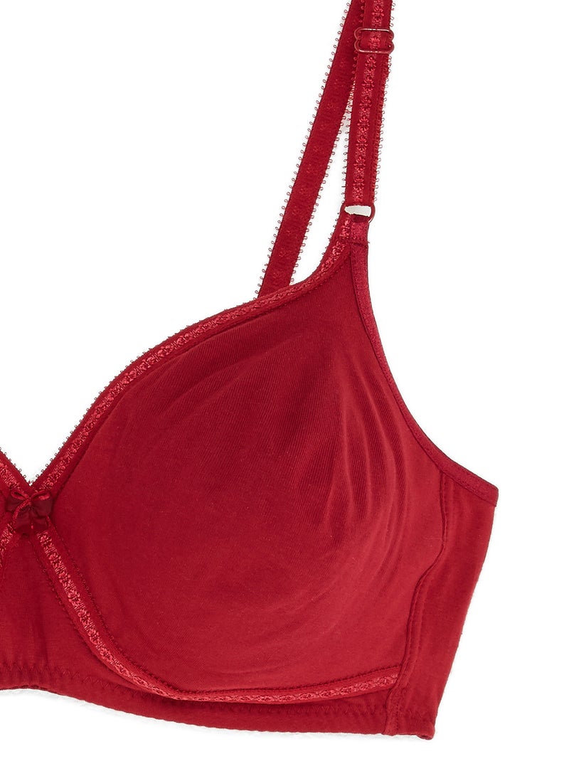 JOCKEY - Seamless Cross Over Bra Passion Red - Image 1
