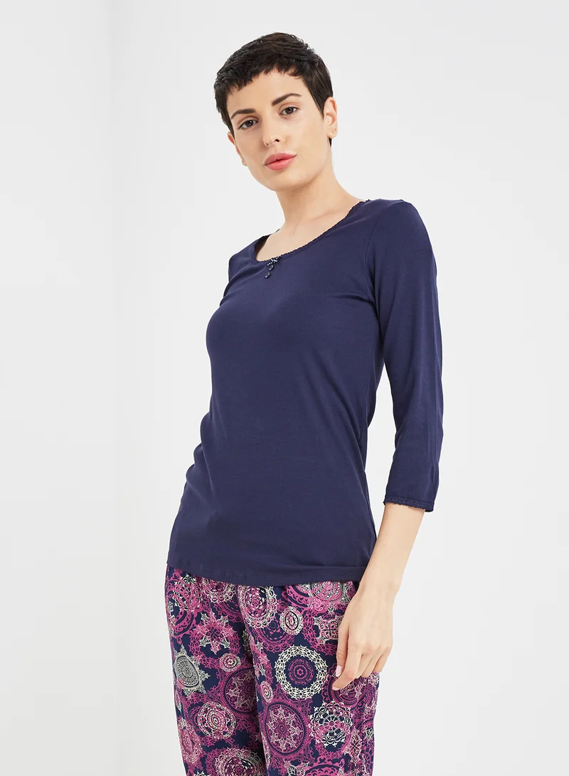 JOCKEY Three Quarter Sleeve Top