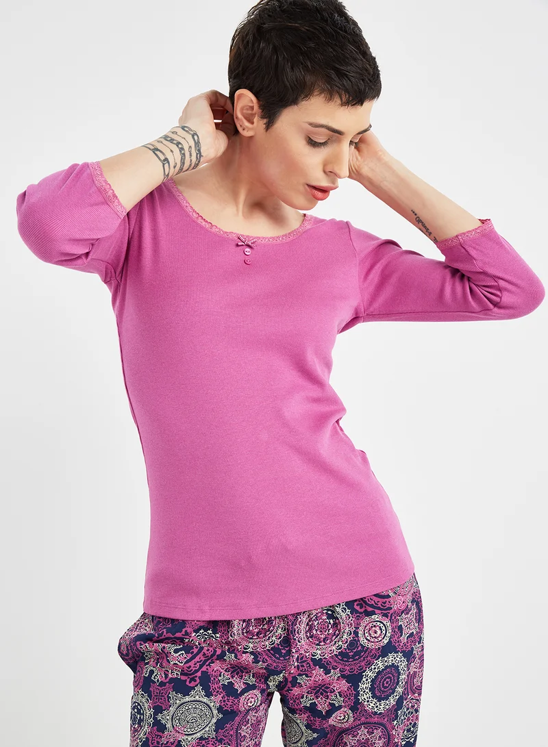 JOCKEY Three Quarter Sleeve Top