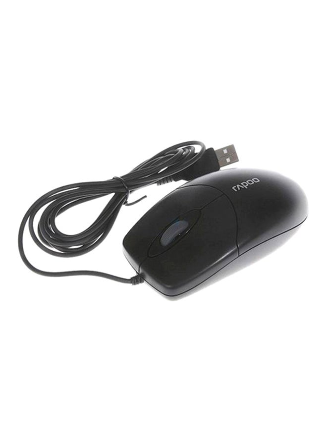 رابو ماوس USB بسلك أسود 