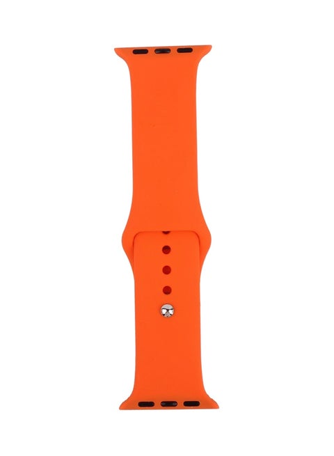 Silicone Wrist Band For Apple Watch Red