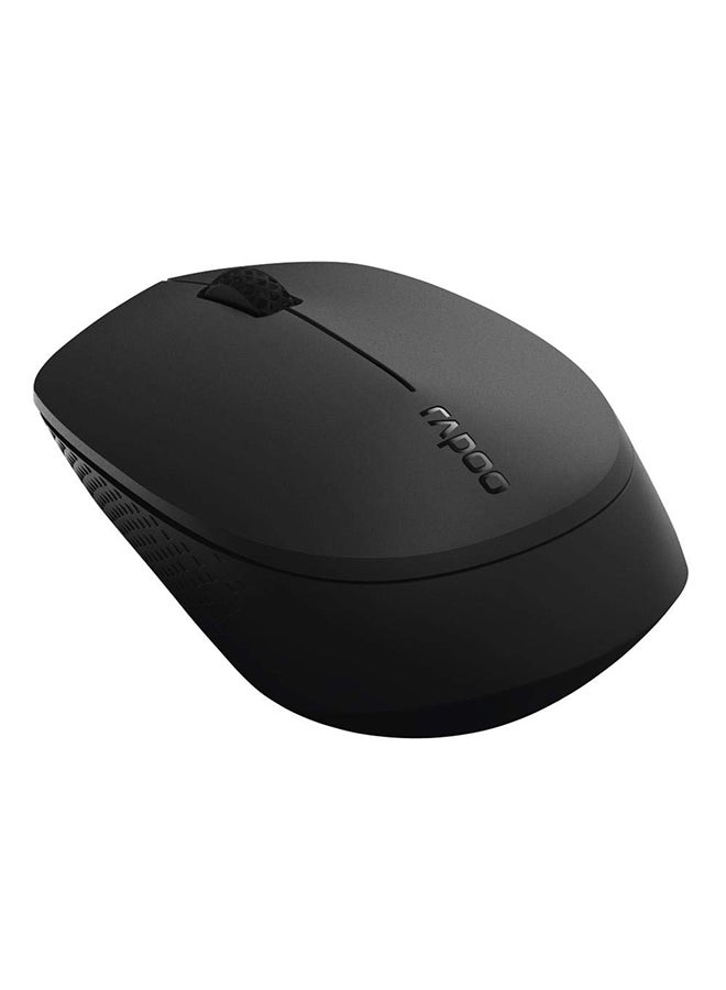 Rapoo Silent Wireless Bluetooth Optical Mouse (M100) Dark Grey - Image 2