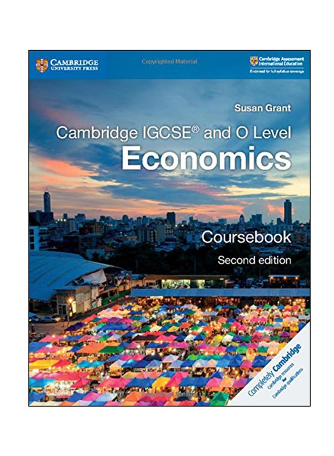 Cambridge IGCSE And O Lavel: Economics Coursebook Paperback English by Susan Grant - 2018 