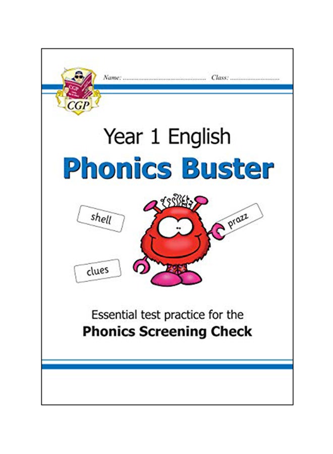 New Ks1 English Phonics Buster - For The Phonics Screening C Paperback English by CGP Books - 2018