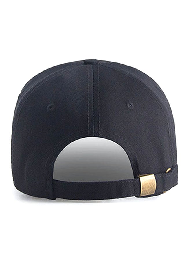 Sharpdo Solid Pattern Baseball Cap Black - Image 2