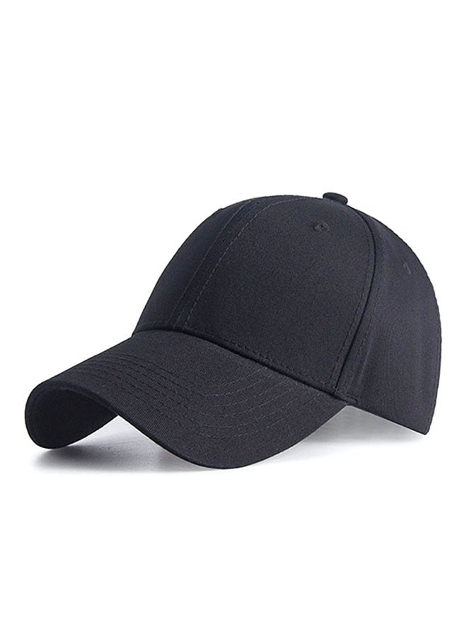 Sharpdo Solid Pattern Baseball Cap Black - Image 4