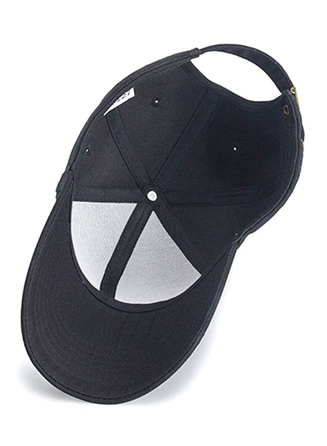 Sharpdo Solid Pattern Baseball Cap Black - Image 5