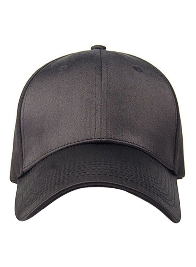 Sharpdo Solid Pattern 3 Piercing Ring Baseball Cap Black  - Image 1