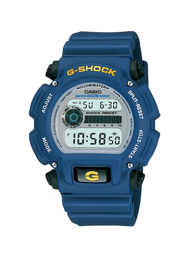 جي شوك ساعة يد رقمية جي-شوك بسوار من الراتينج طراز DW-9052-2VDR للرجال - Image 1