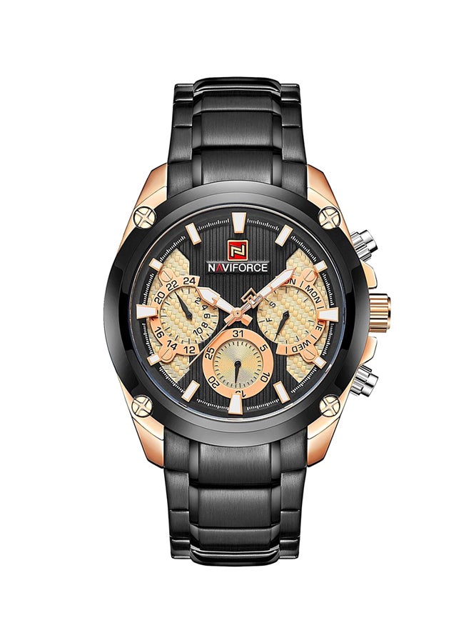NAVIFORCE Men's Stainless Steel Analog Watch 9113 RG-RG-B - Image 1