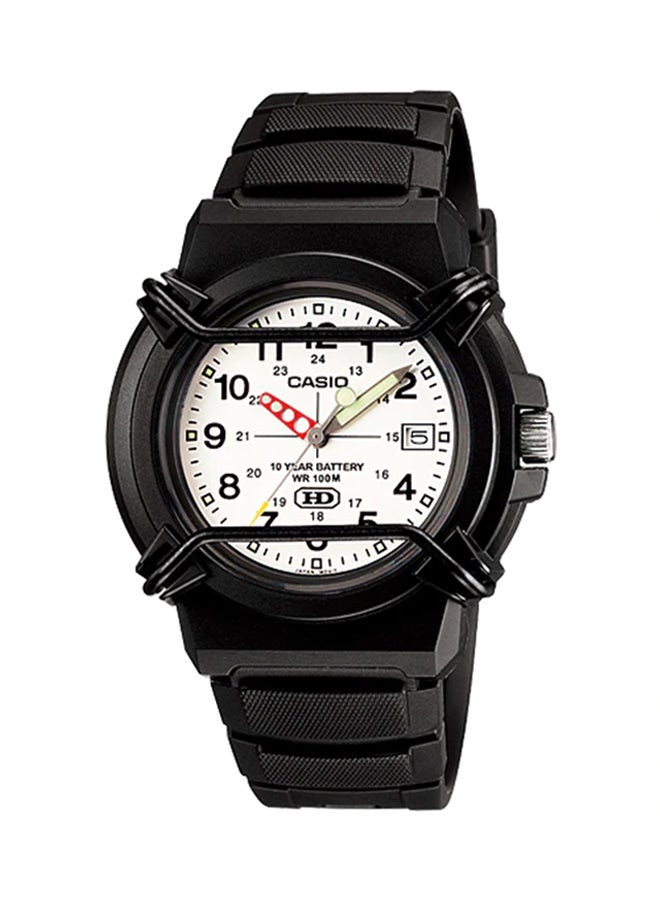 كاسيو ساعة يد شبابية بعقارب طراز HDA-600B-7BVDF مقاس 45 مم - لون أسود للرجال - Image 1