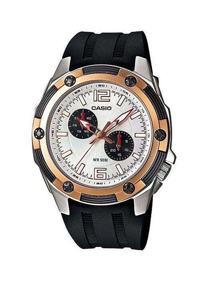 CASIO men Stainless Steel Chronograph Wrist Watch MTP 1327 7A1VDF