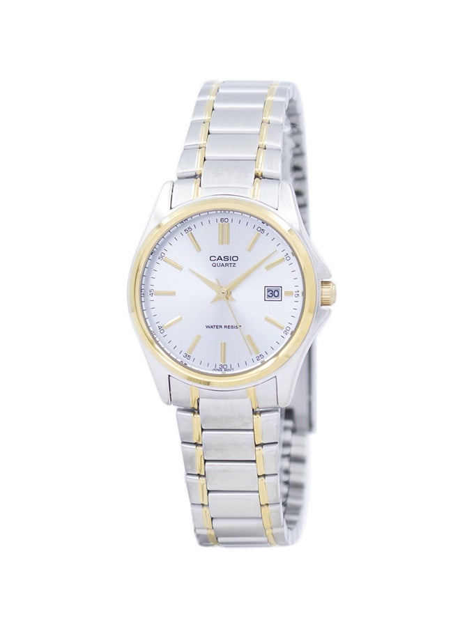 كاسيو ساعة يد بعقارب مضادة للماء طراز LTP-1183G-7ADF للنساء - Image 1