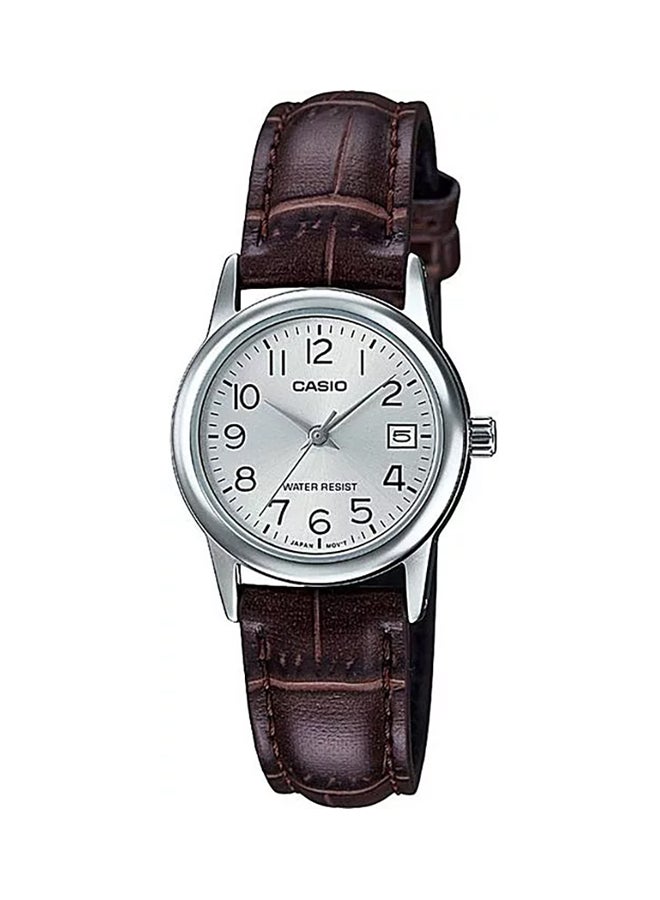 CASIO Women's Casual Analog Quartz Watch LTP-V002L-7B2UDF - 45 mm - Brown - Image 1