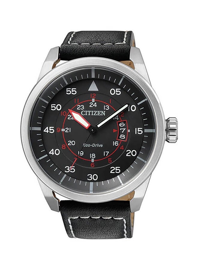 سيتيزن ساعة يد بعقارب وسوار من الجلد طراز AW1360-04E للرجال - Image 1