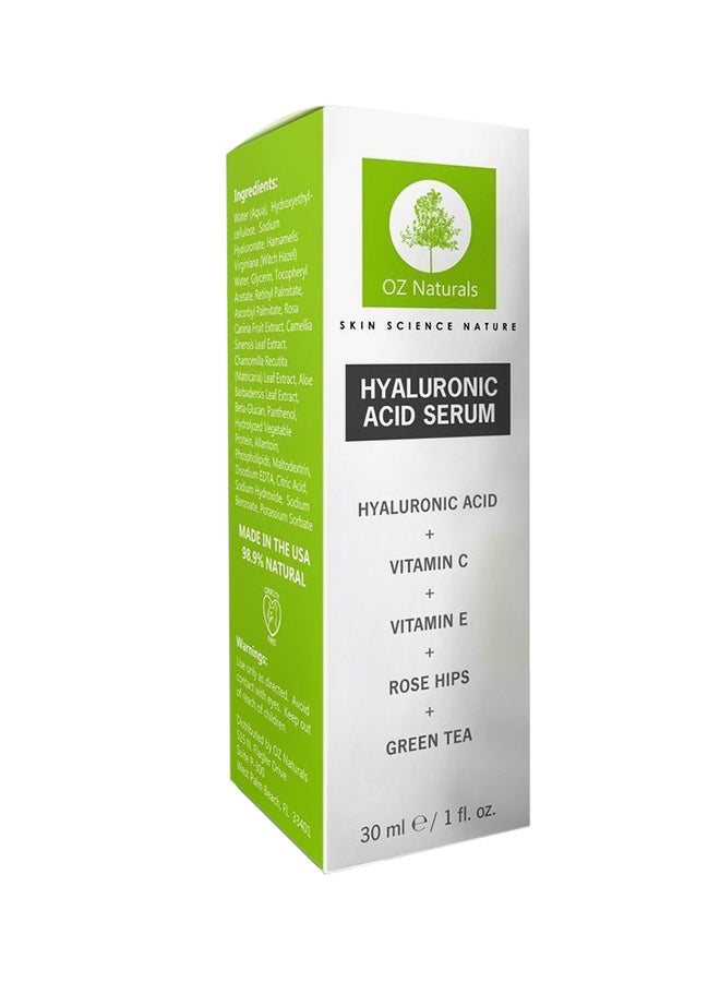 OZ Naturals - Hyaluronic Acid Serum With Vitamin C and E 30ml - Image 1