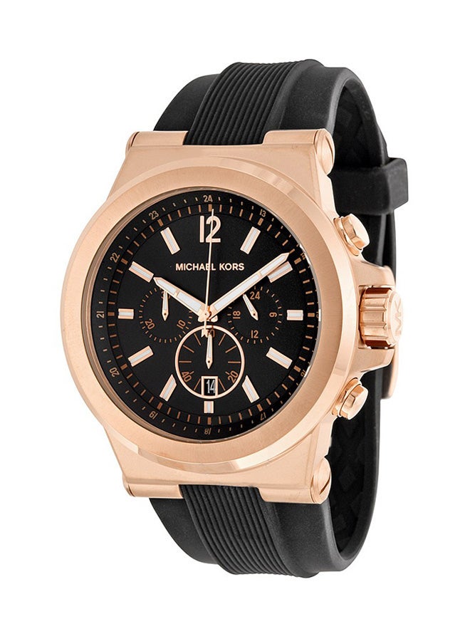 Michael Kors Men's Silicone Chronograph Wrist Watch MK8184 - Image 1