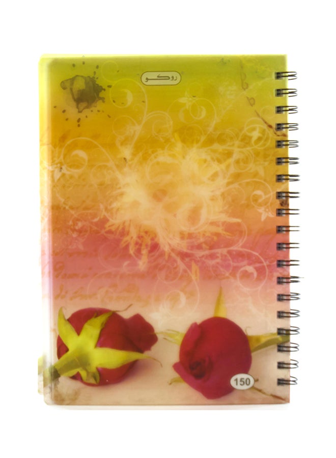 روكو كتاب تمارين ورق مسطّر مفرد متعدد الألوان