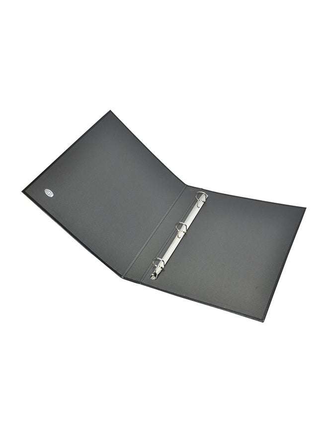 FIS Polypropylene Binder With 3 Rings Black - Image 2