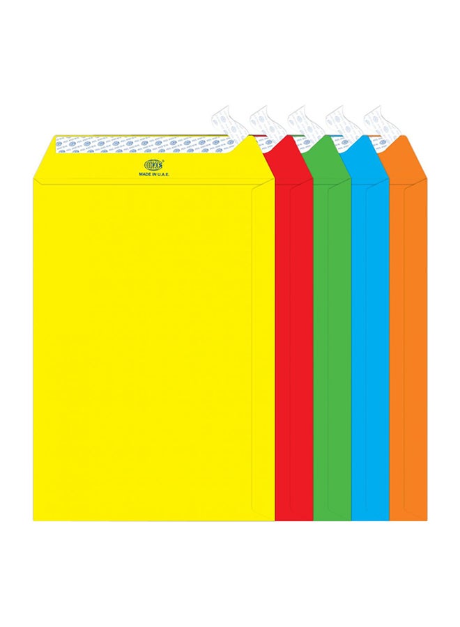 FIS 50-Piece Colour Envelopes Multicolour - Image 1