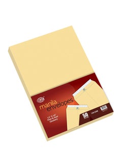 50-Piece Peel And Seal Manila Envelope Set Brown - v1547817558/N20174925A_2