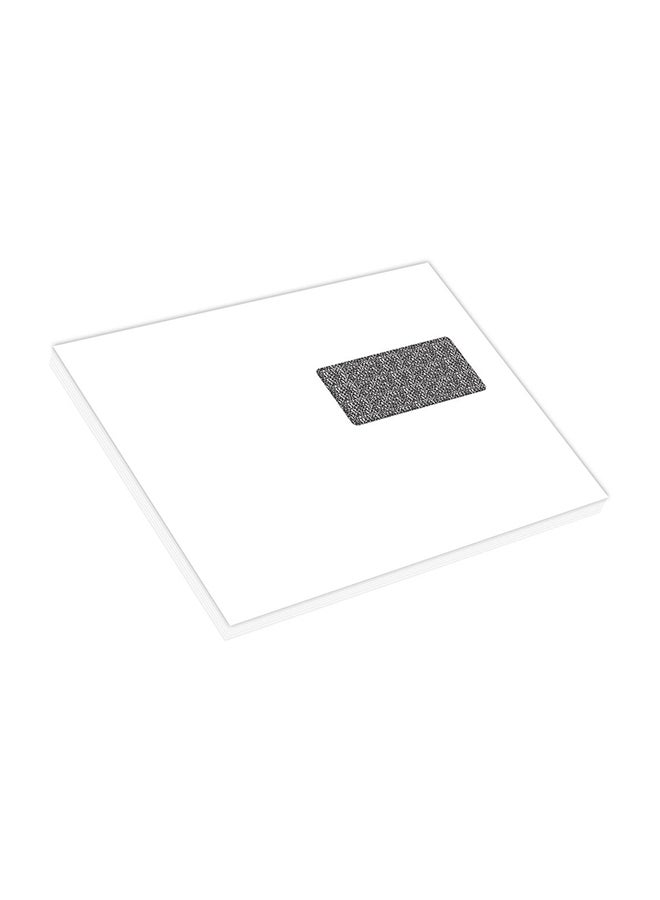FIS Pack Of 50 Peel And Seal Envelope White/Grey - Image 1