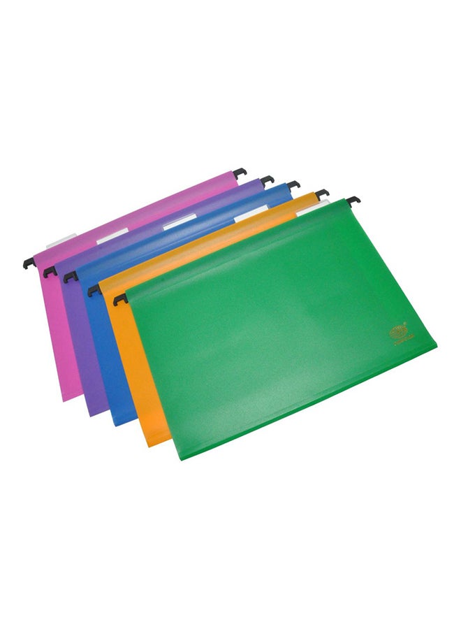 FIS Pack Of 5 Hanging Files With Indicator Multicolour - Image 1