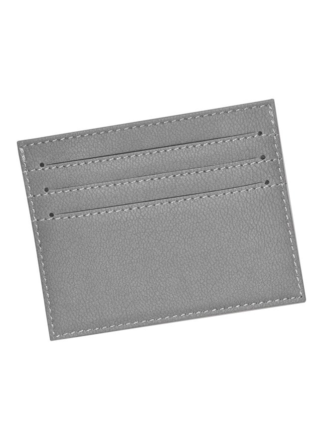 FIS 2 Sides Opening PU Slim Card Holder Green/Pink/Blue  - Image 1