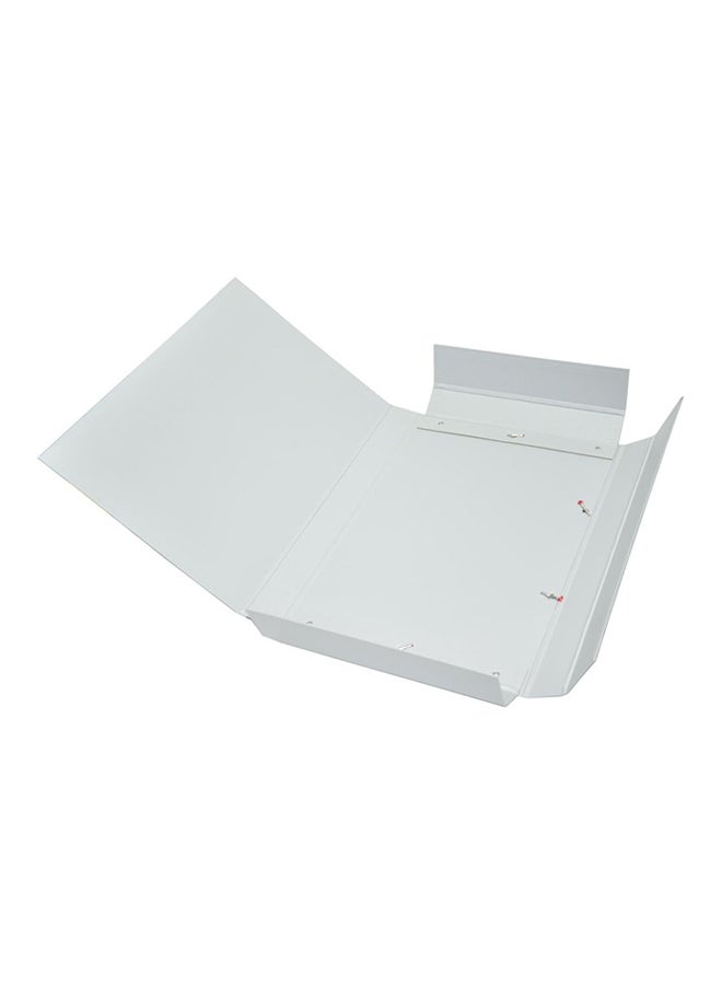 FIS Propylene Document Holder With Elastic Band Grey - Image 2