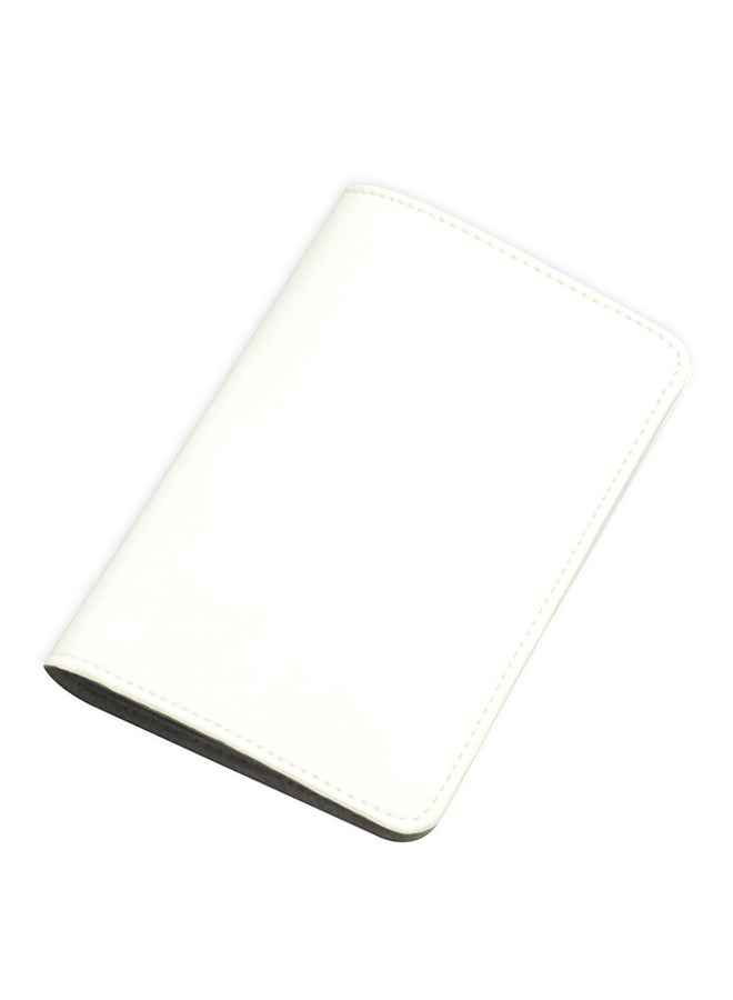 FIS - PU Passport Cover White - Image 1
