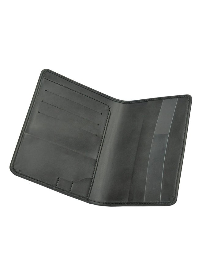 FIS - PU Passport Cover Black - Image 1