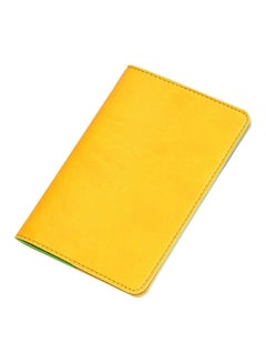 FIS PU Passport Cover Yellow/Green  - Image 2