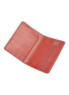 PU Passport Cover Red