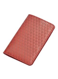 FIS PU Passport Cover Red  - Image 2
