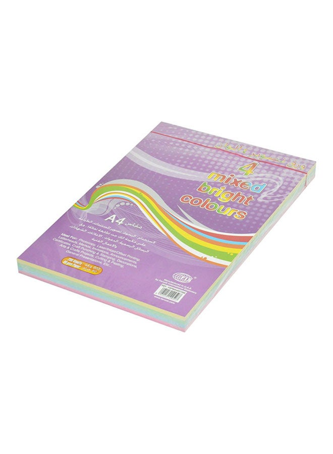 FIS 200-Sheets Pastel Colour Photocopy Paper A4  - Image 1
