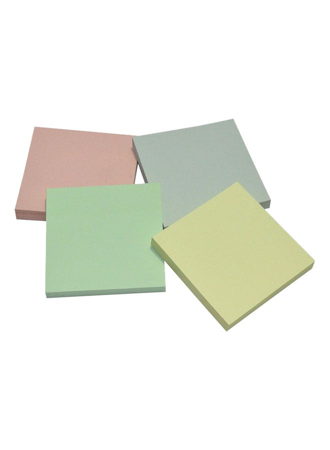 FIS 4-Piece Sticky Notes Set Blue/Yellow/Red - Image 1