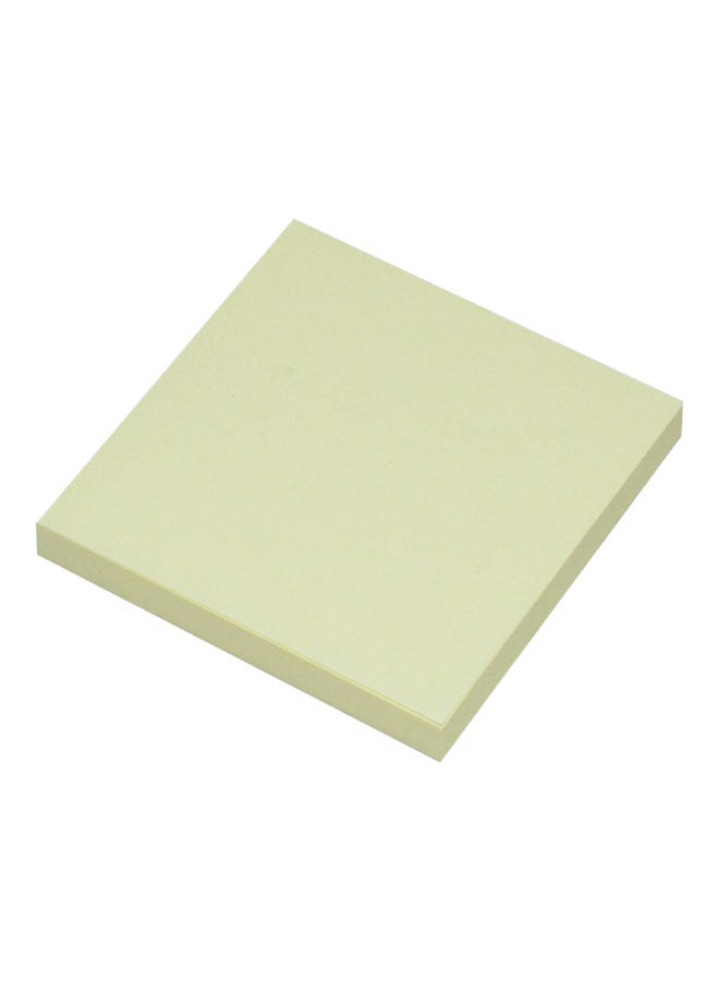 FIS 12-Piece Sticky Notes Set Yellow  - Image 1