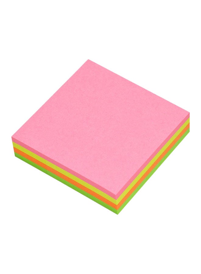 FIS 6-Piece Sticky Notes Set Pink/Yellow/Green  - Image 1