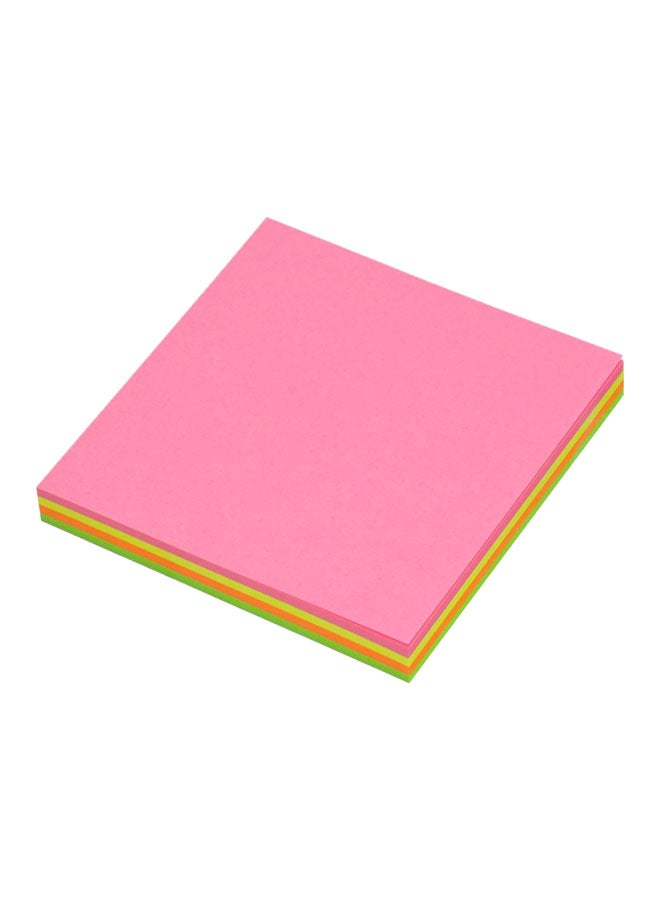 FIS 12-Piece Sticky Notes Set Pink/Green/Orange - Image 1