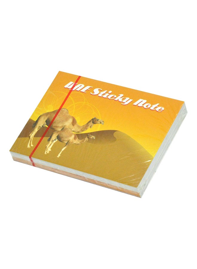 FIS - 2-Piece U.A.E. Camel Design Sticky Notes Set White - Image 1