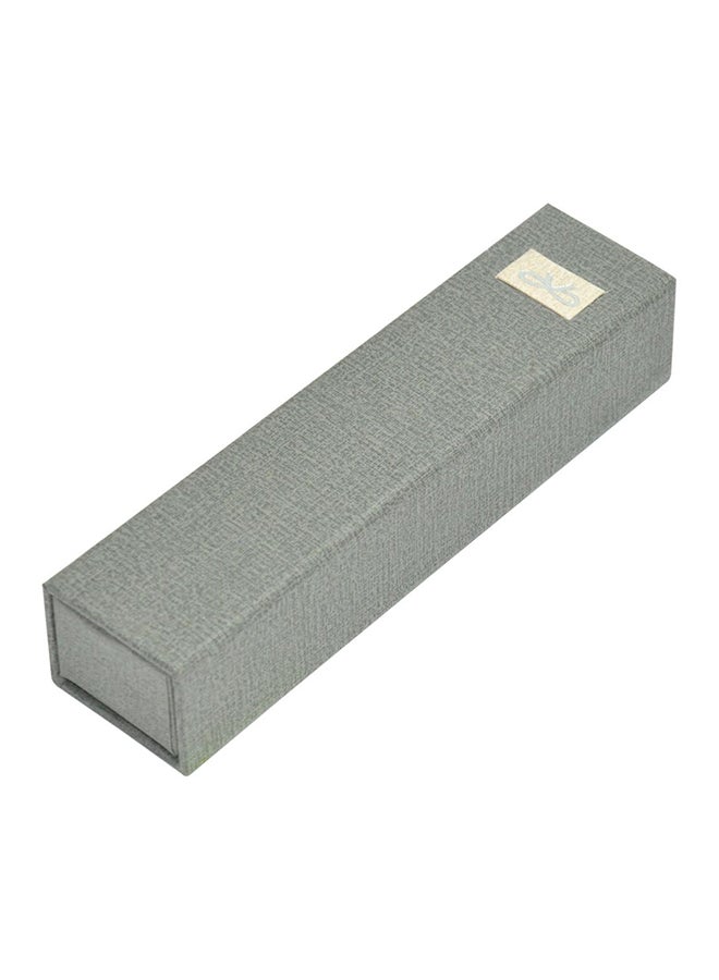 إف اي أس  قلم حبر جاف برأس كروي مع علبة فضي - Image 3