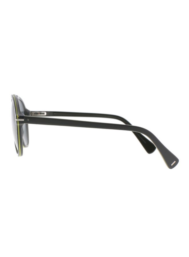 Men's Polarized Aviator Sunglasses - Lens Size: 53 mm