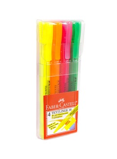 4-Piece Textline Highlighter Set Multicolour