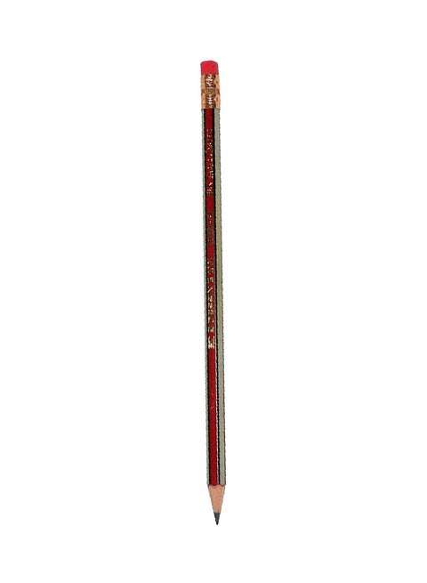 Alligator 2001 Pencil With Eraser Tip Red