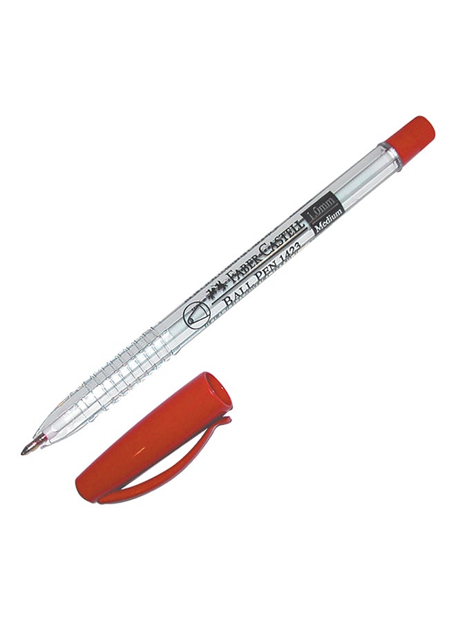 FABER-CASTELL - Medium Ball Pen Red - Image 1