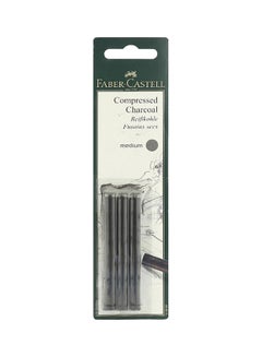 3-Piece Natural Charcoal Set Black