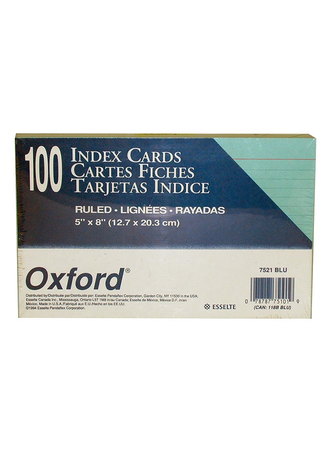 100-Piece Index Card Blue - v1547817885/N20399755A_1