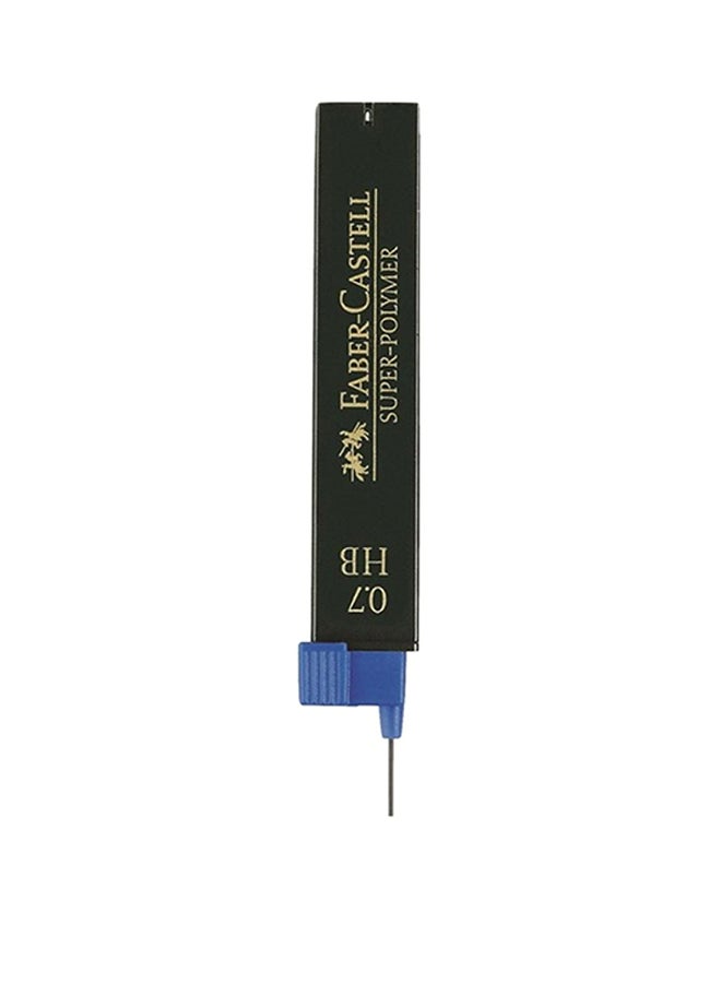 FABER-CASTELL - Super-Polymer 0.7 Hb Pencil Leads - Black - Image 1
