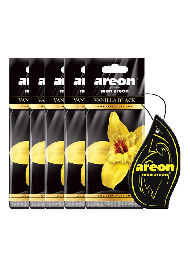 أريون مجموعة معطر هواء للسيارة برائحة الفانيليا من 5 قطع 